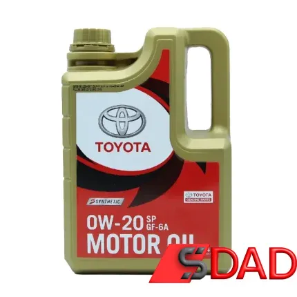 GENUINE TOYOTA Engine oil Toyota  0888084355  SP/GF-6A 0W20 4L - SDAD PARTS